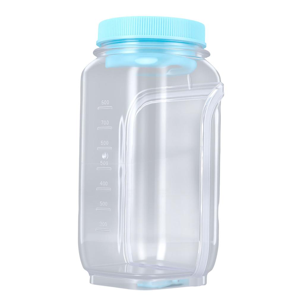 Side Opening Salad Jar Reusable Plastic Microwave Dishwasher Safe Vertical Layering Salad Container with Leak Proof