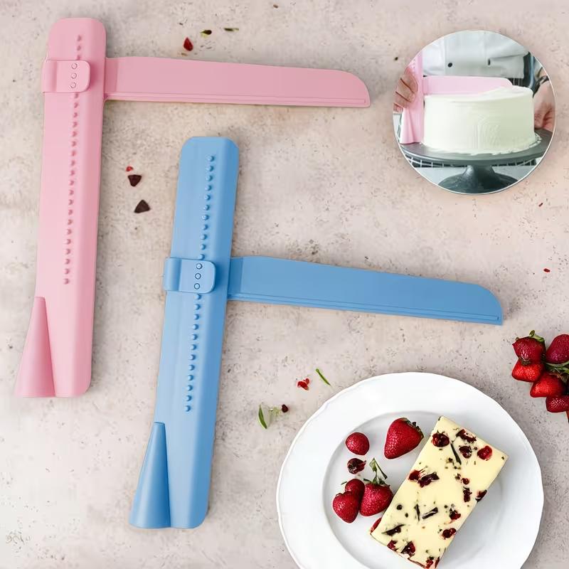Plastic Dough Scraper Set Multifunctional Kitchen Scraper Baking Tool for Dough Cake Cream and Food Preparation