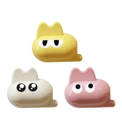 Travel Friendly Toothbrush Holders Cute Animal Shape AntiBacterials Shell With Clip For Bathroom Essential
