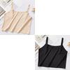 Atmungsaktives Sommer-Bustier für Mädchen aus Eis seide, nahtlos, mit Spaghettiträgern und Anti-Exposure-Bandeau