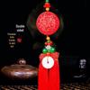 Lotus Car Pendant: High-End Gourd Charm for Safe Entry & Exit - Chinese Style New Car Accessory