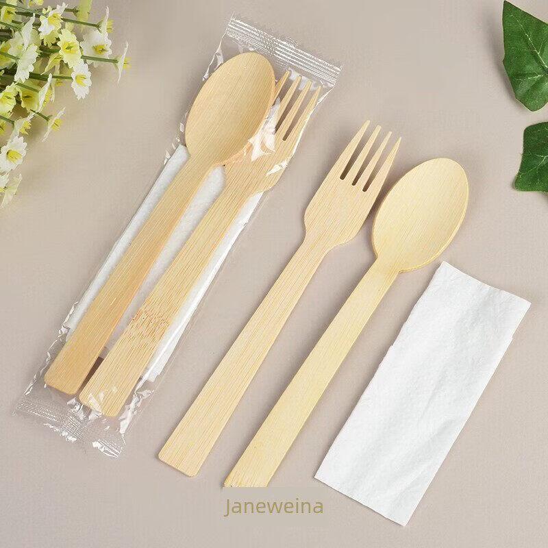 Degradable Disposable Fork and Spoon Set