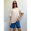 European and American New Fashion Round Neck Short Sleeve T-shirt Loose Casual Top Loose Cotton T-shirt Top