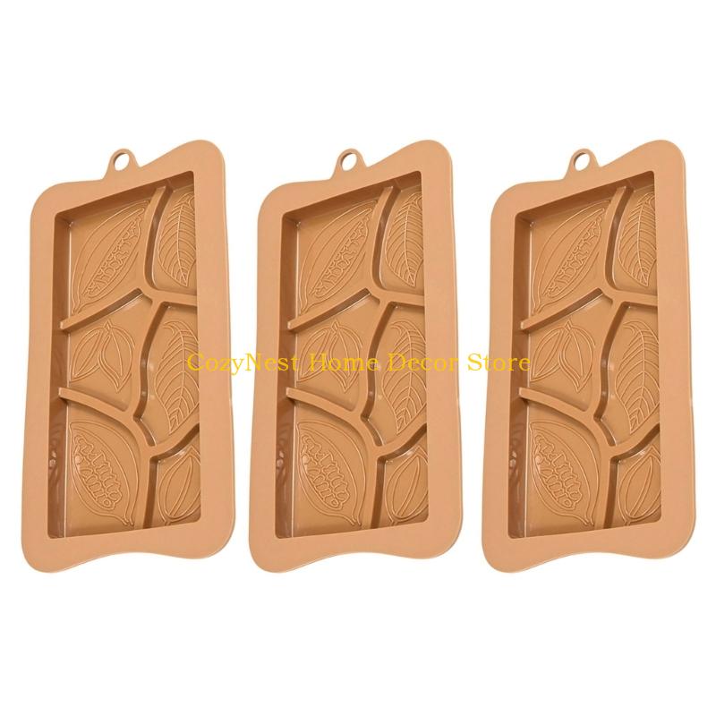 92MF Silicone Chocolate Fondant Molds Cocoa Pods/Heart/Puzzle Bakeware Nonstick Dessert Silicone Baking Tool