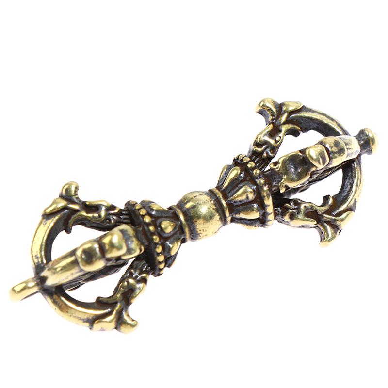 Suministros religiosos budistas tibetanos envejecidos de bronce, decoración del hogar de la suerte