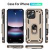 For iPhone 16 Pro Max Case PC+TPU Kickstand Anti-drop Phone Cover
