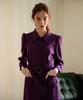 ILLUSTRIS ILLUSION Purple Puff Blouse