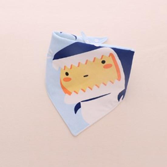 Haklapp Bomull Bandana Haklappar Baby Babador Matning Smock Spädbarn Burp-dukar Tecknad Saliv Handduk Bebis