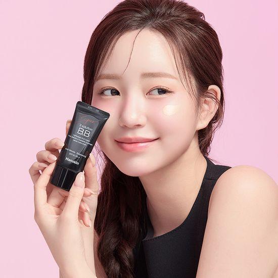 Hanskin Super Three Solution BB Cream 30g Promotion (+6 Chewy Sponges)