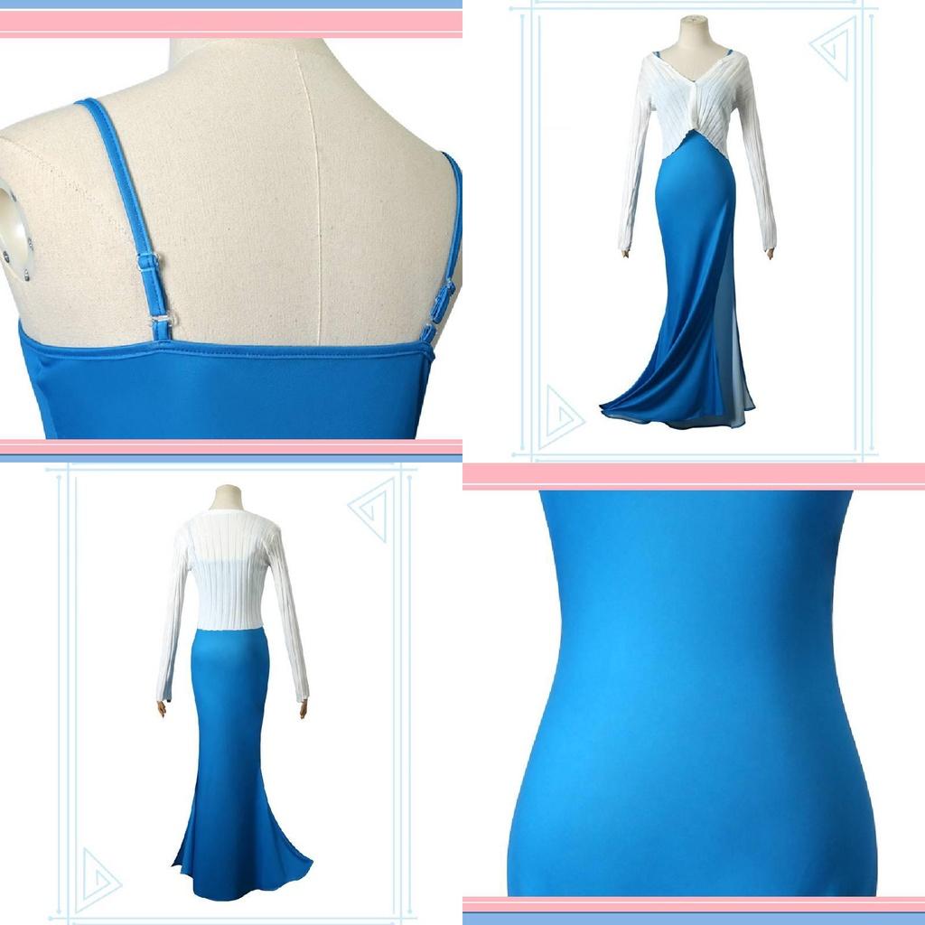 Genshin Impact Shenhe Outfits Fancy Costume Cartoon Game Cosplay Party Dress