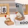Cute Lucky Cat Phone Stand - Desktop Ornament & Mini Kitten Birthday Gift