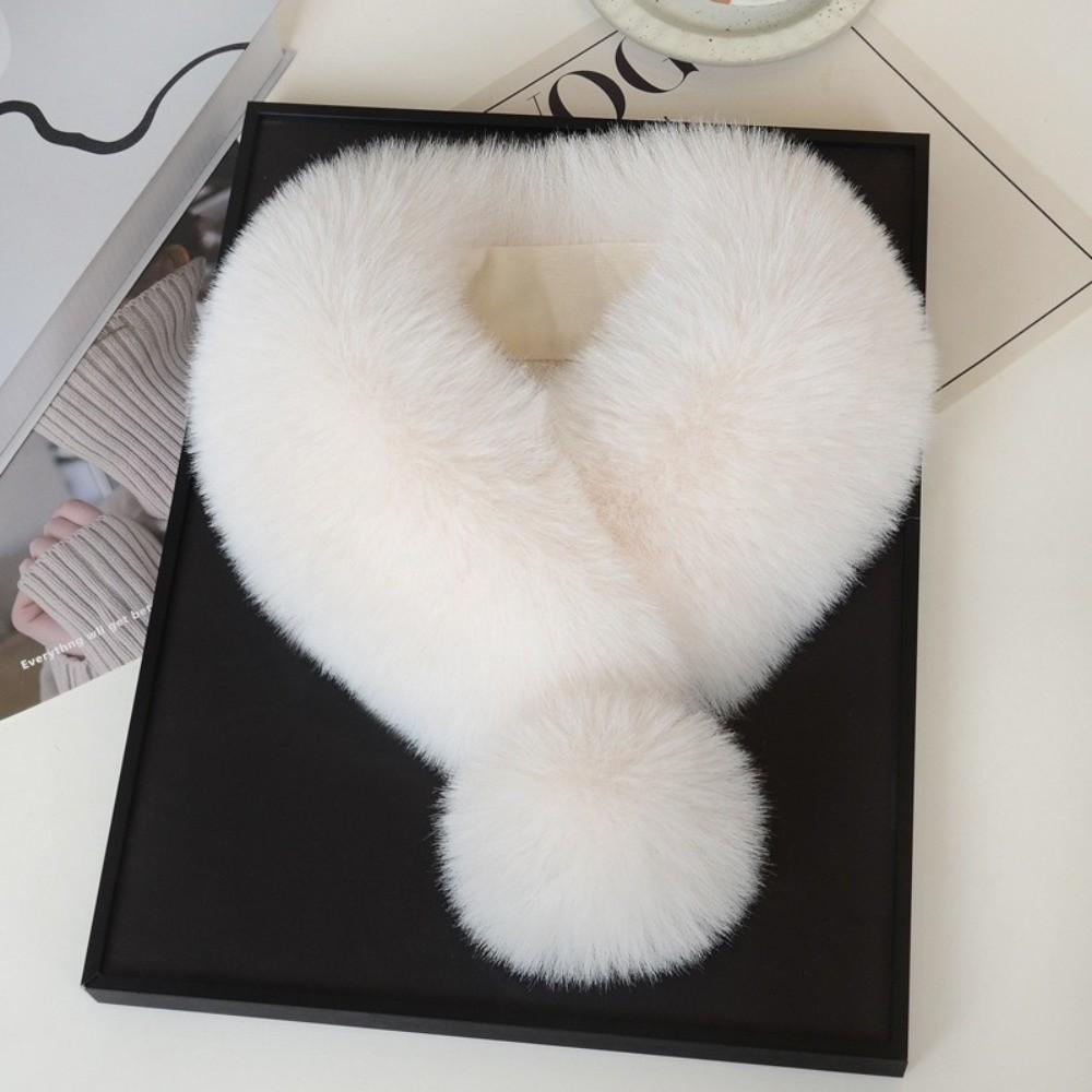 Soft Cross Neck Warmer Thickened Neck Warm and Shawl Casual Neck Collar