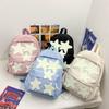 Women's Casual School Backpack Fashi Five-Pointed Star Shoulder Bags For Teenagers Girls Students Large Capacity Laptop Handbags