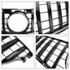 GT Style Front Bumper Grille Grill Fit Benz C-Class W204 C300 C350 2008-2014