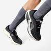 Li Ning Cushioning Slip Resistant Abrasion Resistant Breathable Low top Running Shoes Men's Black White ARZU007-3