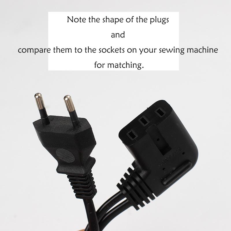 Multifunktionales Nähmaschinenzubehör 974 Drahtkopf Hufeisen-Controller 220 V Europäischer Standard Netzkabel Fußpedal