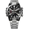 [Up to 6,000 yen discount] [20% OFF] Casio Watch EDIFICE SOSPENSIONE Men's Gray Silver Watch Radio Solar Car Racing Lace Digital Analyzer