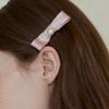 MERRYMOTIVE Pearl and Bow Satin Hair Pin (2color)