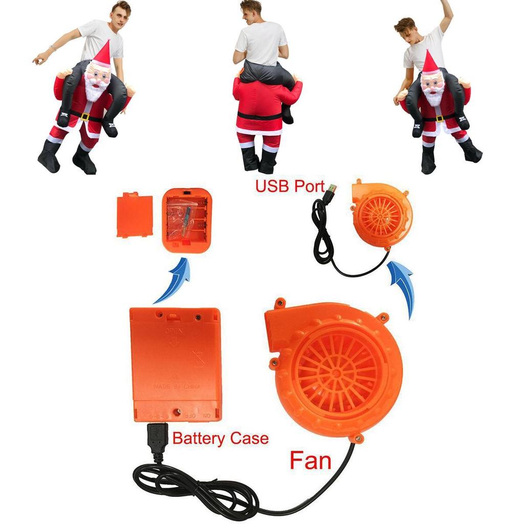 Inflatable Costume Christmas Santa Claus Outfit For Adults Perfect For Cosplay Events