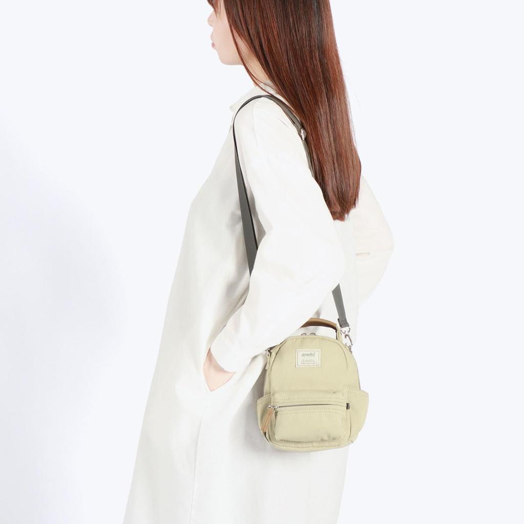 Anello Grande 2-Way Mini Shoulder Bag, Motte GHM0559 GY