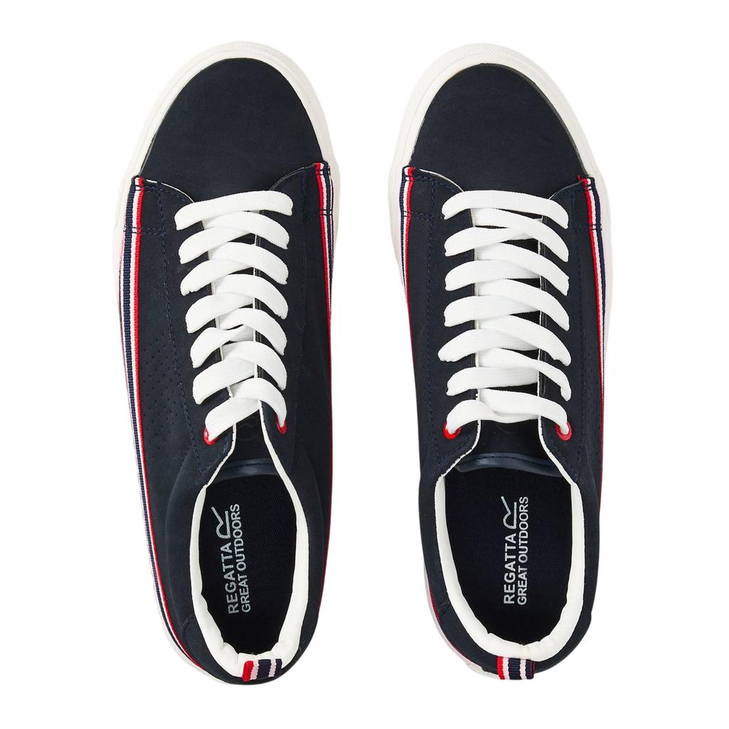 Regatta Mens Leather Low Cut Flat Trainers