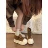Thick-soled High-top Canvas Shoes Women's Autumn Casual Board Shoes