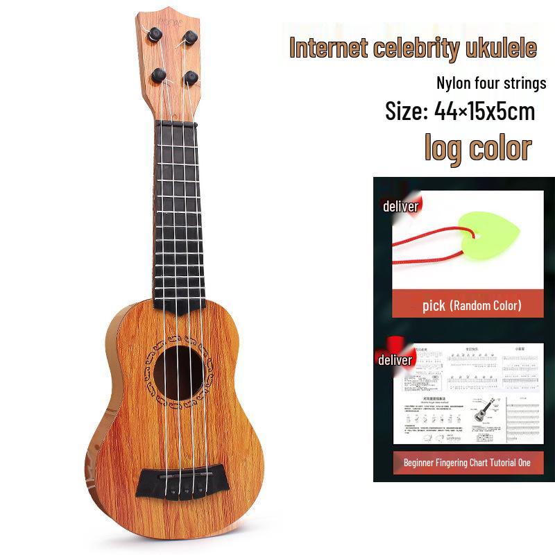 Kids' Musical Toy Ukulele: Playable Beginner Instrument for Boys and Girls