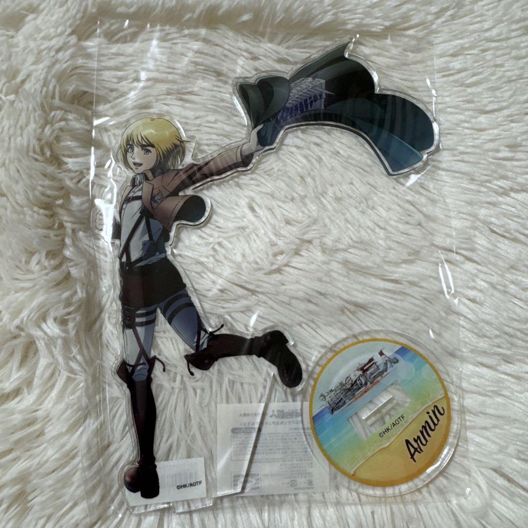 

[USED] Attack on Titan Armin Karaoke no Tetsujin Early Acrylic Stand Rare