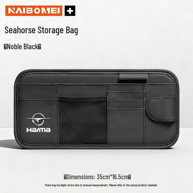 Haima Aishang Car Sun Visor Glasses Clip & Storage Bag