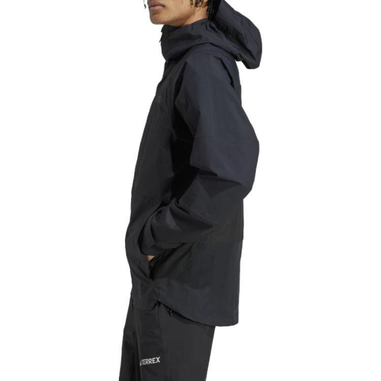 Adidas Jackets Men's Black Hooded Moderate Other HN2921