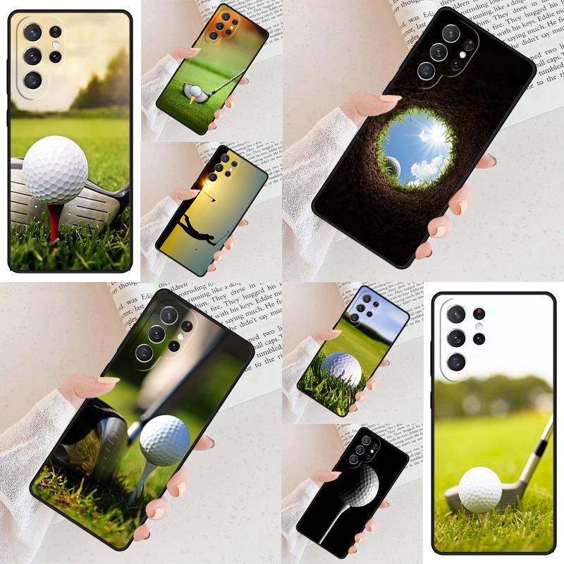 Golfplatz Feld Handyhülle für Samsung Galaxy S26 Ultra S25 S24 S23 S22 S21 S20 Note10 Hülle