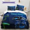 ASTRO BOT Custom Name Pattern Bedding,Quilt Set Quilt Cover Pillowcase Home Birthday Gift(1 * Duvet Cover + 2 * Pillowcase, Without Core)