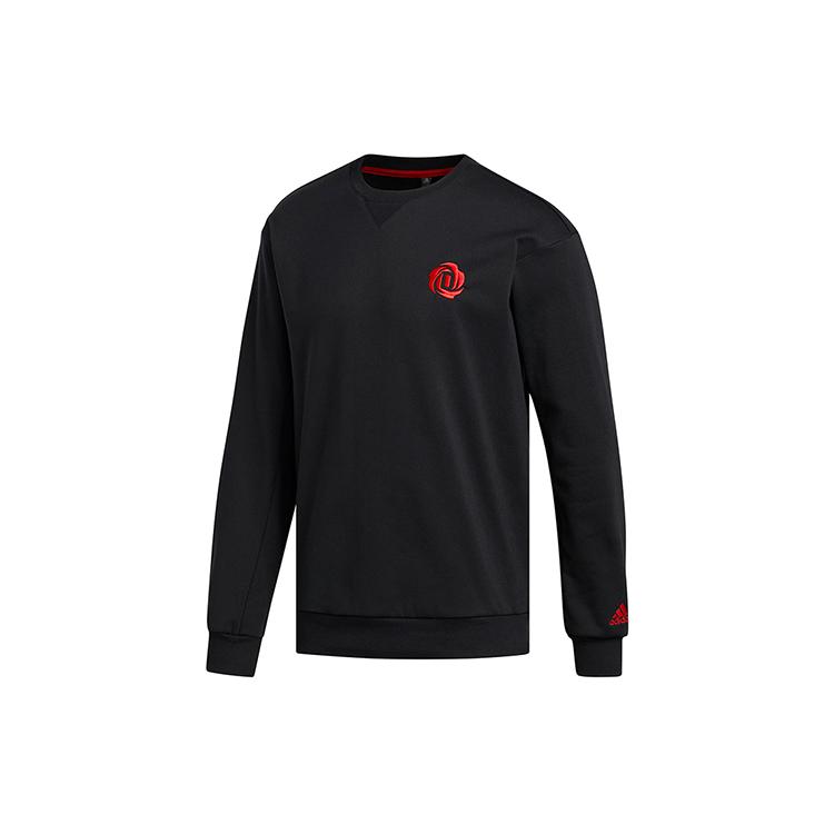 adidas Sweatshirts Men's Black Crew Neck Thickened Regular FP8368