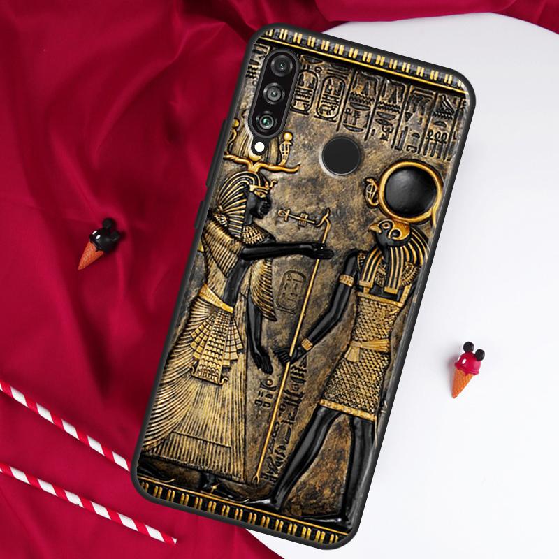 Sacred Eye of Horus Egypt Fresco For Huawei Nova Y61 Y70 Y90 Y60 Y72 Y91 12s 12i 11i 7i 8i 9 10 SE P60 Pro P30 P40 Lite Case
