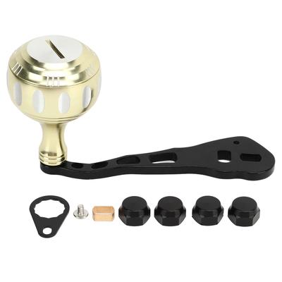 Angelrollen Griff Aluminiumlegierung Rutschfest Ergonomisch Ersatz Baitcasting Rollengriff Schwarz