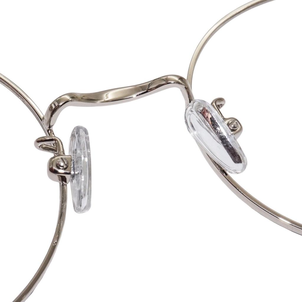 Stylish Glasses for Lightweight Stainless Steel Metal Glasses for with Round-frame Women, Men, Ladies' Eyewear, Case.
