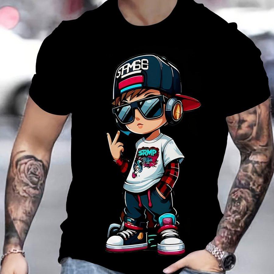 Tshirt 3d Digital Print Short Sleeve
