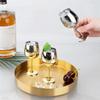 Drop-resistant Mini Stainless Steel Wine Glass 70 ML Tall Cup Durable Cocktail Cup  Gift