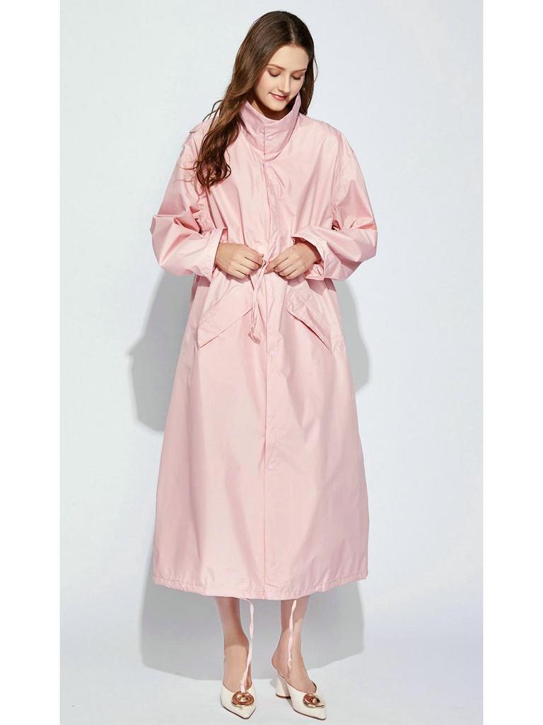 Extra-Long Lightweight Breathable Japanese Polyester Pongee Umbrella Cloth Raincoat Poncho
