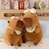 Capybara Backpack Plush Super Soft Stuffed Animal Creative Doll Gift Unique