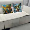 Polštářek Ratchet And C-Clank – Odnímatelný, Omyvatelný Potah Polštářku – Celoroční Měkké Len