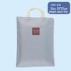 Multifunctional Large A4 Canvas Storage Bag with Zipper and Handles
