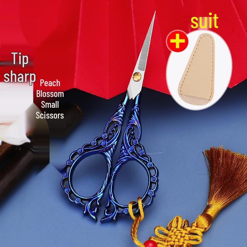 Mini Portable Stainless Steel Pointed Scissors for Cross Stitch, Thread, and Paper Cutting