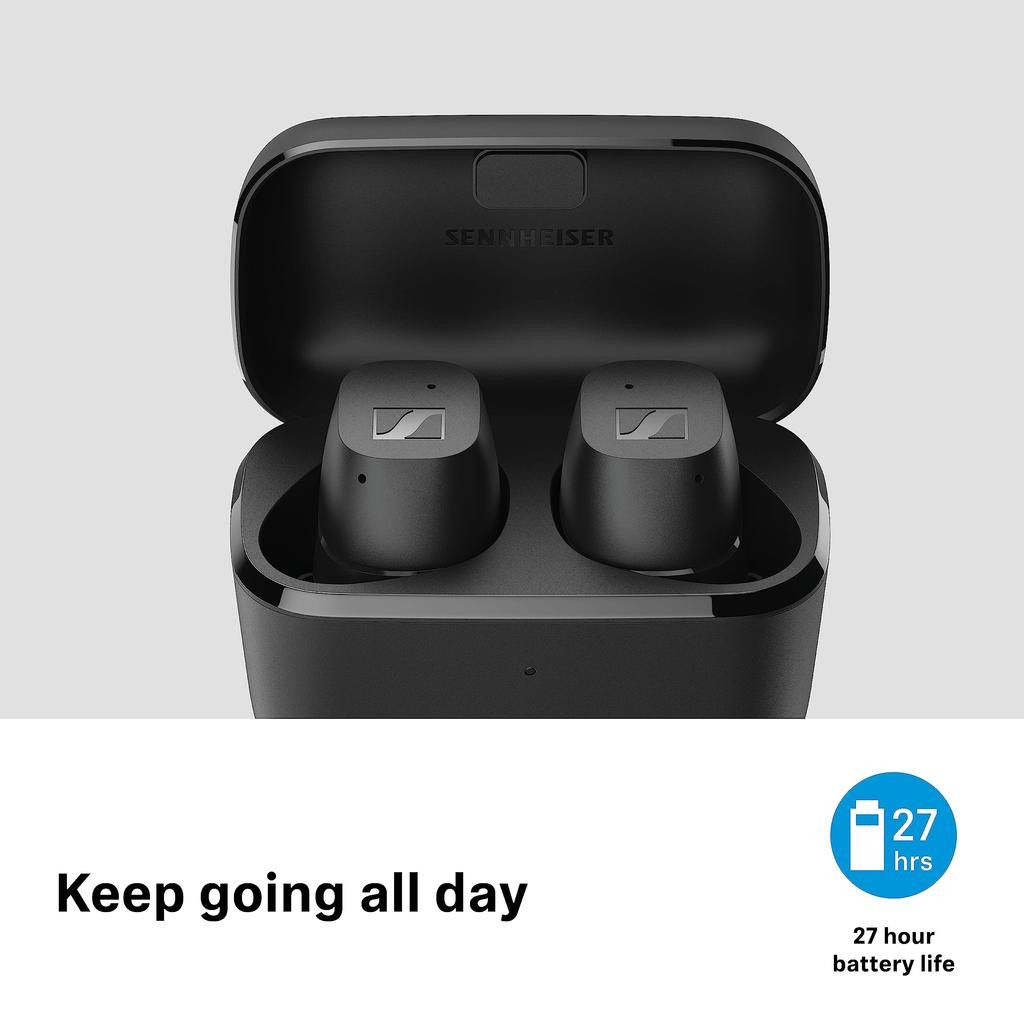 Sennheiser Wireless Earphones Bluetooth CX True Wireless White Developed 7mm Driver Can Be Used Independently On Left and Right IPX4 Bluetooth