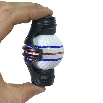 3 Line Golfballs Marker With 2 Color Pens 360 Degree Line Drawing Alignment Tool Putt Positioning Marker Enduring