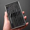 Stainless Steel Ear Pick Set 8PCS Ear Cleaner Kit Spiral Spring Earwax Remover Tweezers Ear Cleaning Tool