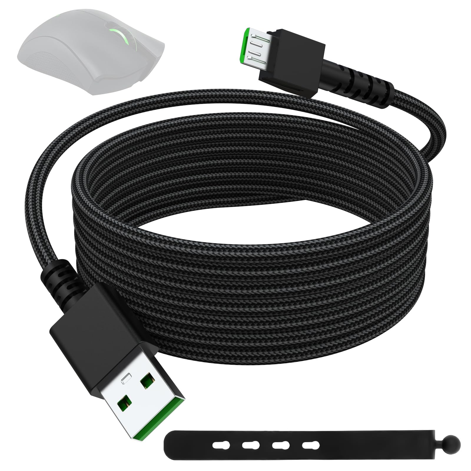 

USB Мышь Зарядка Naga Pro 20000 DPI Зарядка Совместима с Razer Naga DeathAdder V2 и Viper Ultimate Беспроводная Игровая Мышь Зарядка Ножки чёрный