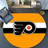 Philadelphia Flyers,Round Area Rug,Carpet Rug for Living Room Bedroom Sofa Playroom Decor,Non-slip Floor Mat