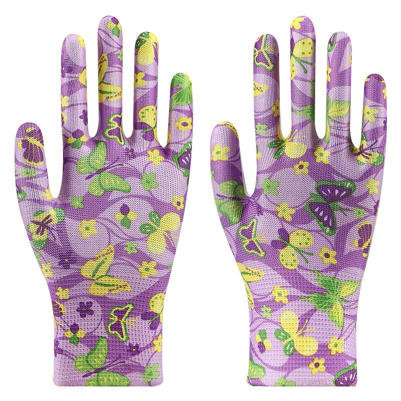 10 Pairs Gardening Labor Gloves for Women Nylon Outdoor Work Gloves Ideal for Planting Tasks