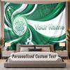 Custom Name Text Tapestry Celtic FC Personalized Polyester Wall Tapestry For Bedroom And Room